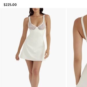 House of cb Cassandra lace cup satin mini dress